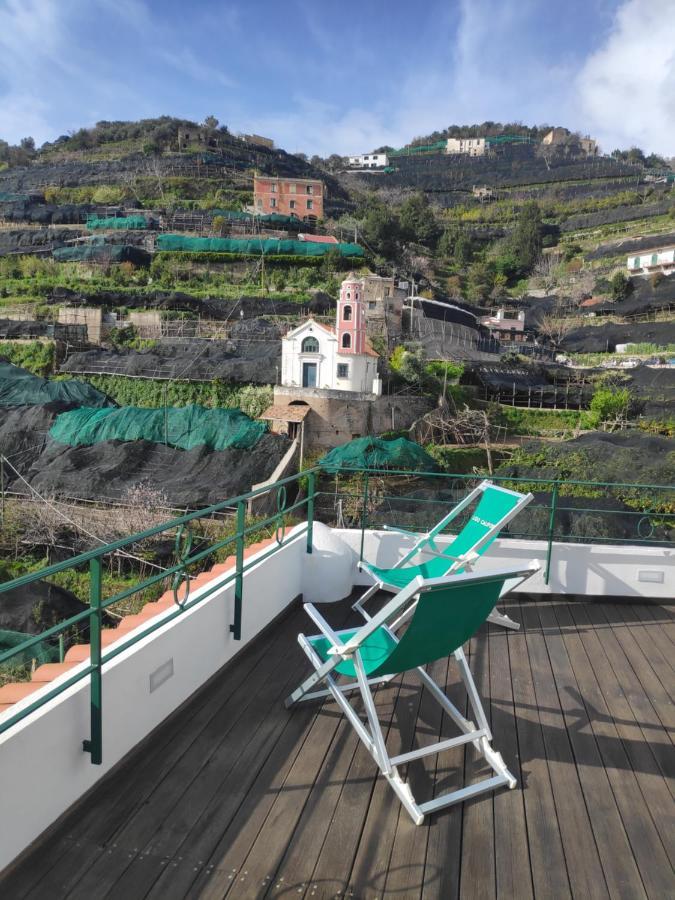 Ferienwohnung La Casa Sul Monte Minori Exterior foto